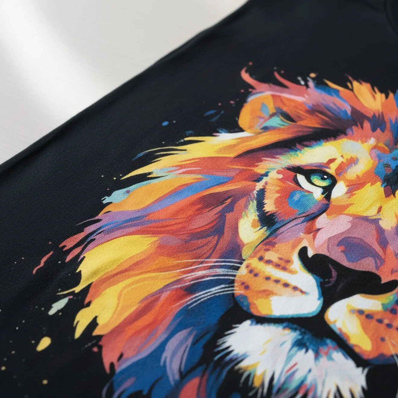 DTG Tisk Krok 3: Detail DTG potisku