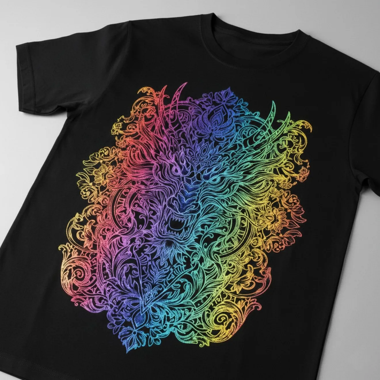 Holografický tisk s duhovým efektem